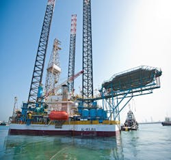 Gulf Drilling International&rsquo;s jackup Al Wajba