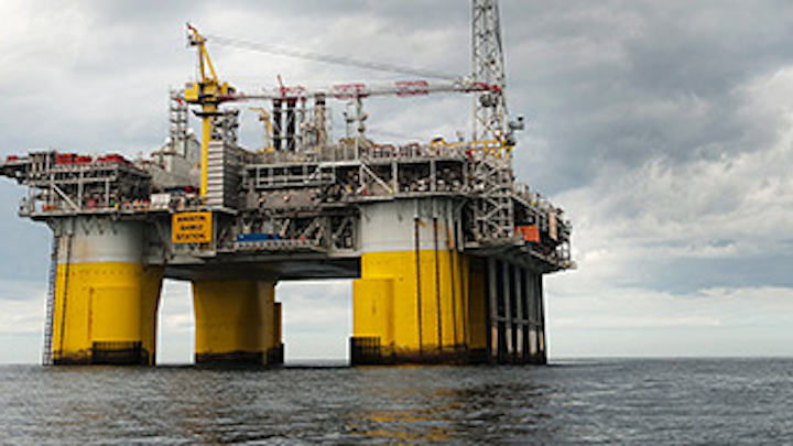 Kristin platform in the Norwegian Sea (Photo courtesy Marit Hommedal)