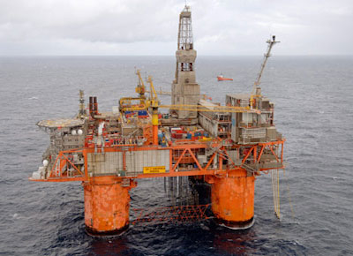 Snorre A platform