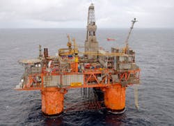 Snorre A platform Snorre A platform