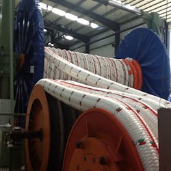 Lankhorst Ropes Gama 98 polyester deepwater mooring rope Lankhorst Ropes Gama 98 polyester deepwater mooring rope