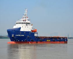 Stanford Marine’s platform supply vessel Stanford Hawk Stanford Marine’s platform supply vessel Stanford Hawk
