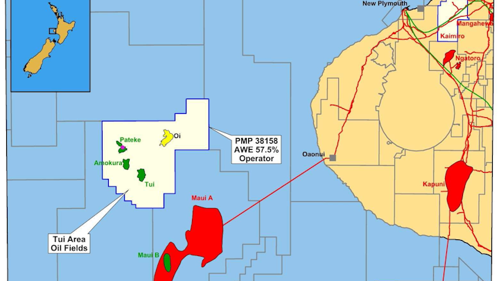The Pateke-4H well is located in the Taranaki basin offshore New Zealand.