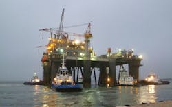 Innovator platform at Gomez field in deepwater Gulf of Mexico