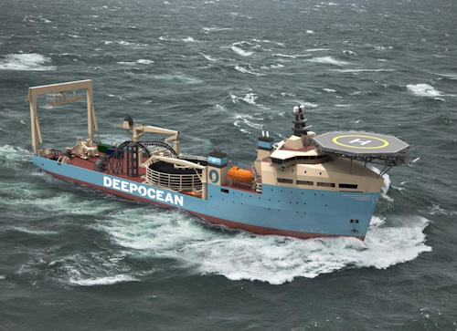 DeepOcean, a Damen DOC 8500 offshore carrier