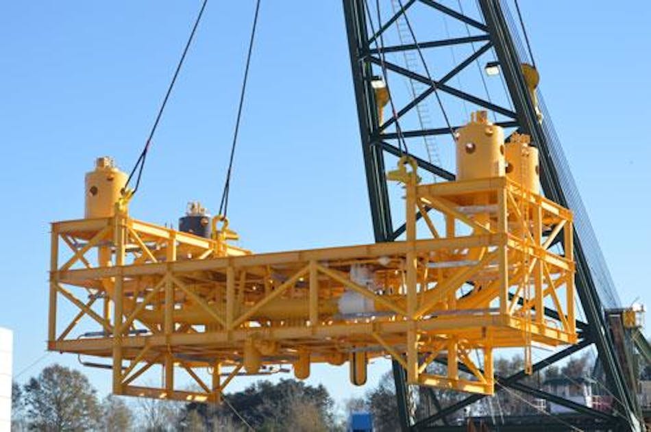 New Industries Inc. has completed its 173-ton Big Foot Intermediate Manifold.