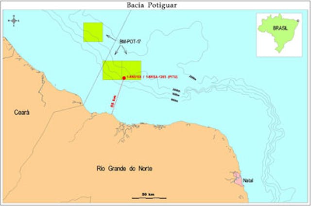 Petrobras deepwater Potiguar basin offshore Brazil