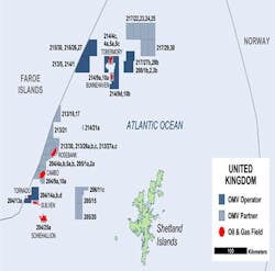 OMV west of Shetland OMV west of Shetland