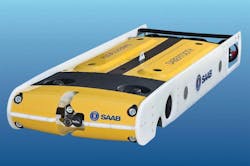 The Sabertooth double-hull can roam free for up to 40 mi., is depth-rated to 3,000 m and has 360° orientation. The Sabertooth double-hull can roam free for up to 40 mi., is depth-rated to 3,000 m and has 360° orientation.