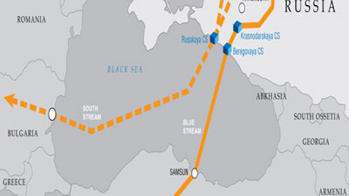 Blue Stream and South Stream offshore pipeline