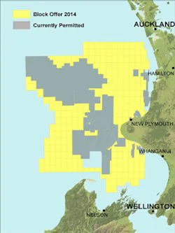 Offshore New Zealand Block Offer 2014