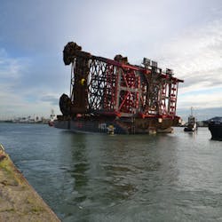 Hejre oil and gas field development jacket and wellhead deck Hejre oil and gas field development jacket and wellhead deck