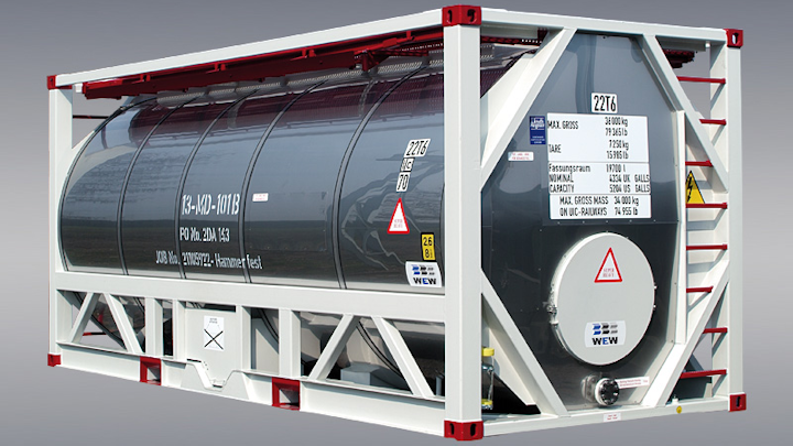 Chemical, waste storage and pumps on display by WEW