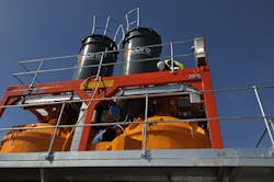 Core Grouting Services has debuted its new high-volume, high-strength grout mixing and pumping unit.