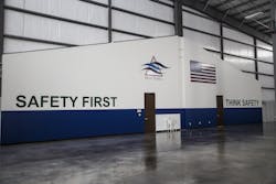 Safety is a priority at Delta SubSea's new tooling solutions facility. Safety is a priority at Delta SubSea's new tooling solutions facility.