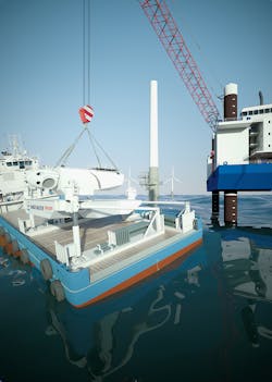 The first Barge Master platform has recently been built, with a 700-ton load capacity.