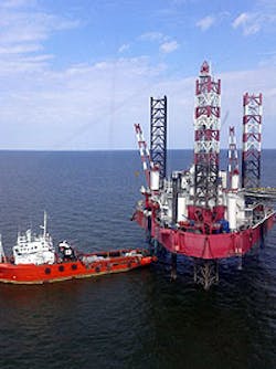 Astra jackup drilling rig Astra jackup drilling rig