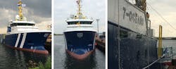 The 7-Oceans newbuild seismic guard vessel will soon be operating in the Barents Sea. The 7-Oceans newbuild seismic guard vessel will soon be operating in the Barents Sea.