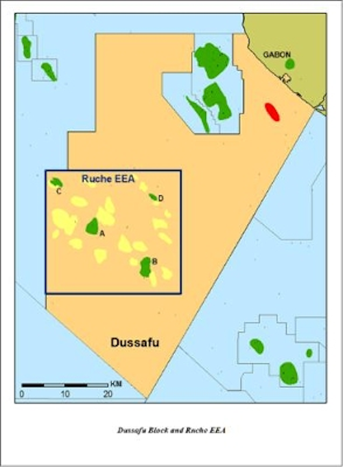 Harvest Natural Resources Dussafu block offshore Gabon