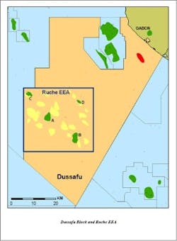 Harvest Natural Resources Dussafu block offshore Gabon