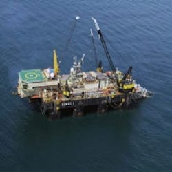 Saipem’s semisubmersible laybarge SEMAC-1 Saipem’s semisubmersible laybarge SEMAC-1