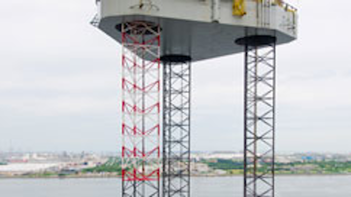 ENSCO 122 offshore jackup drilling rig