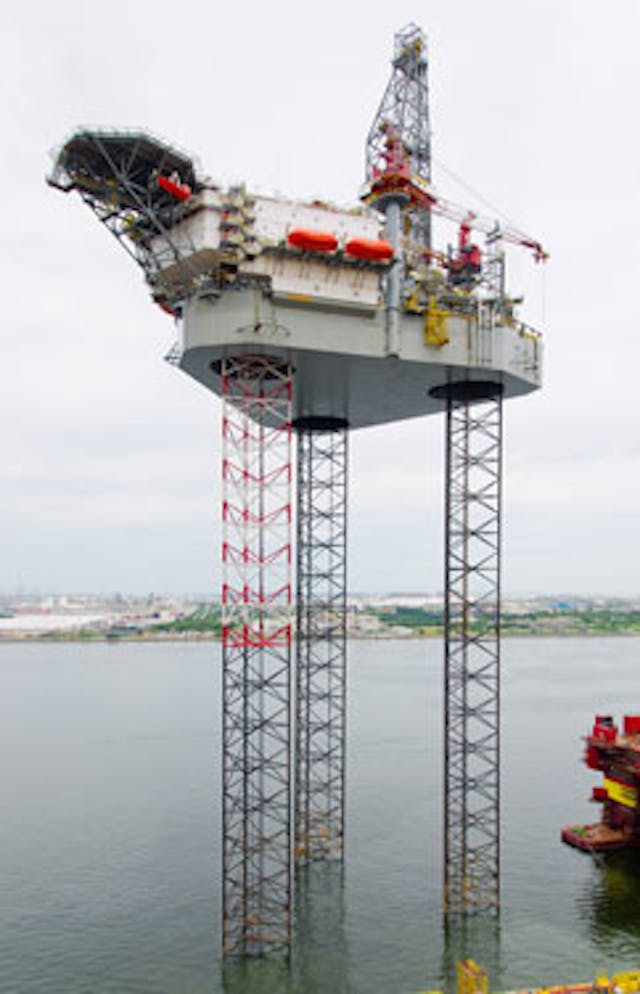 ENSCO 122 offshore jackup drilling rig