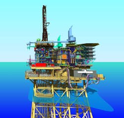 William Jacob Management's Modular Offshore Rig Facility is the first of its kind in size and configuration. William Jacob Management's Modular Offshore Rig Facility is the first of its kind in size and configuration.