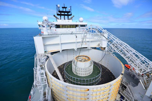 Cable lay operation