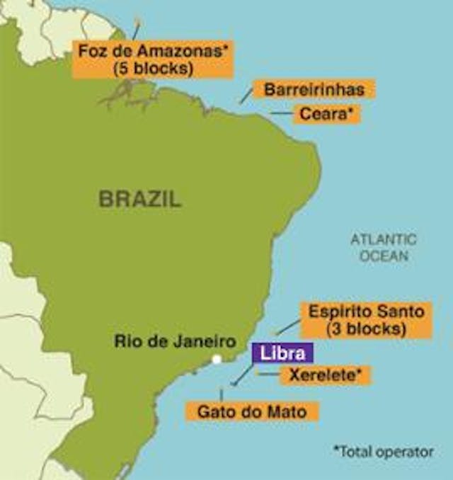 The first appraisal well was spudded in the Libra field offshore Brazil in early August.