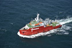 Fugro has taken delivery of the FOCSV Fugro Pioneer. Fugro has taken delivery of the FOCSV Fugro Pioneer.