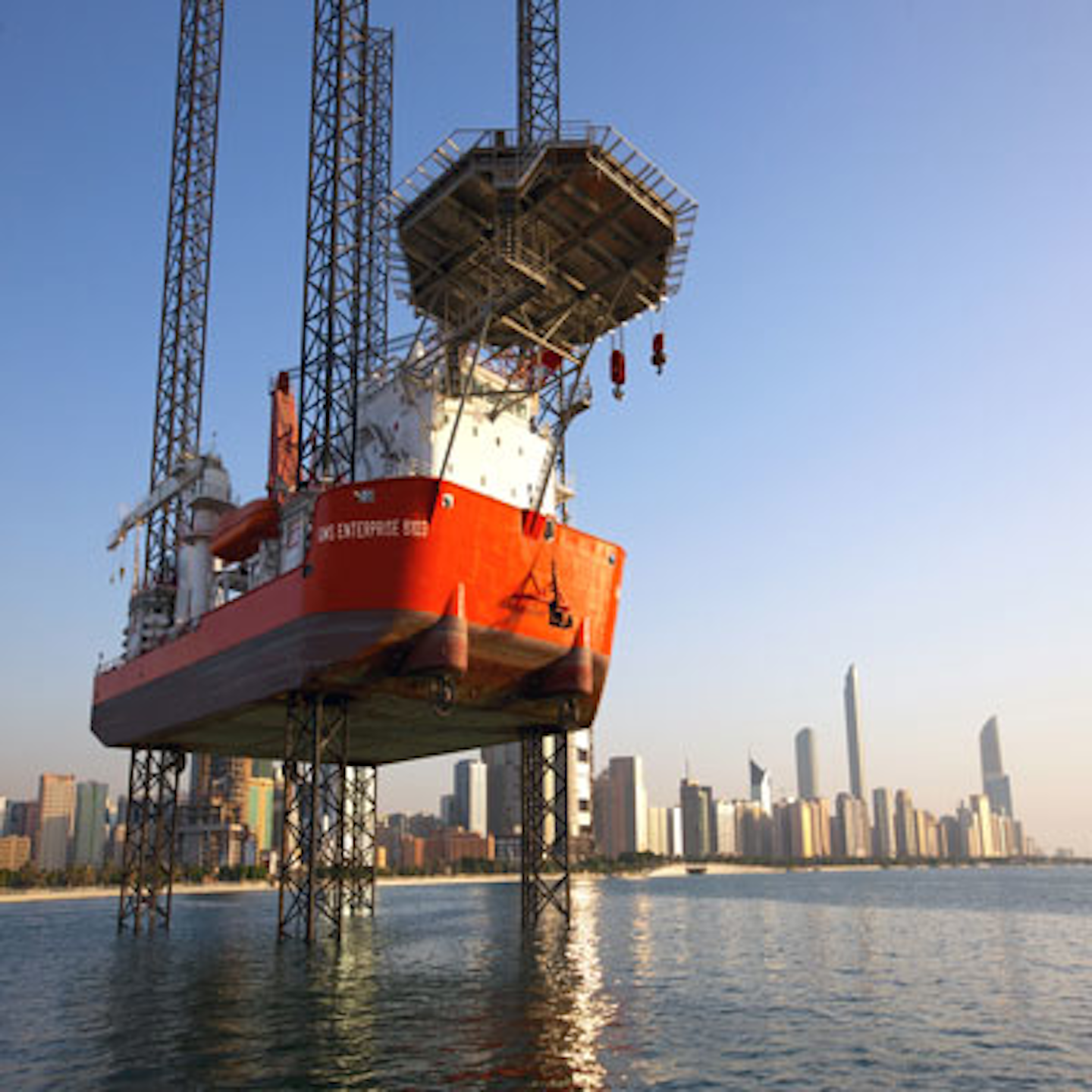 GMS jackup barge starts first charter in the Middle East Offshore