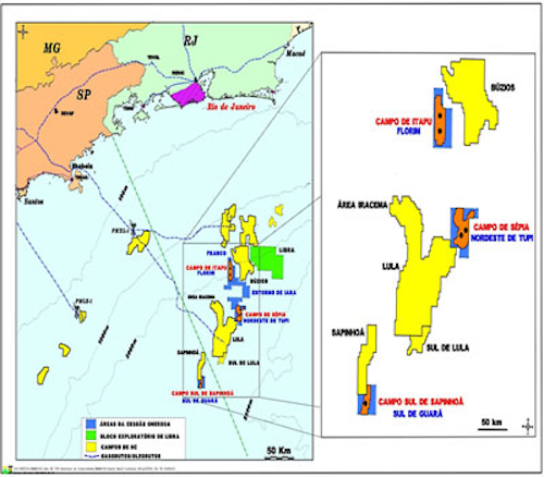 Petrobras presalt Santos basin