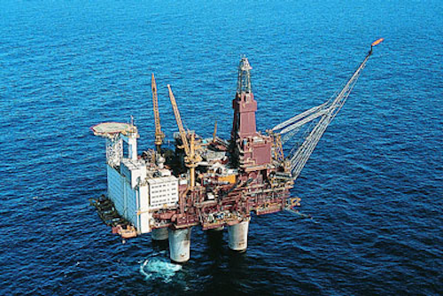 Statfjord C platform in the North Sea