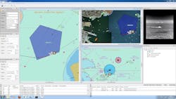 This image shows an example of a SMARTBLUE “Command and Control” display. This image shows an example of a SMARTBLUE “Command and Control” display.