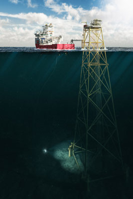 Kvaerner 'Subsea on a stick' concept