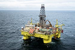 The COSL Pioneer rig has been operating in the North Sea for Statoil. Photo courtesy of Ole J&oslash;rgen Bratland.