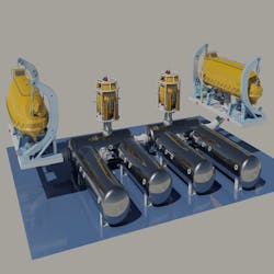 Unique Hydra 300-HD, 18-man twin bell saturation diving system Unique Hydra 300-HD, 18-man twin bell saturation diving system