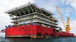 Xiamen is building two accommodation barges that will feature MacGregor mooring systems. Xiamen is building two accommodation barges that will feature MacGregor mooring systems.