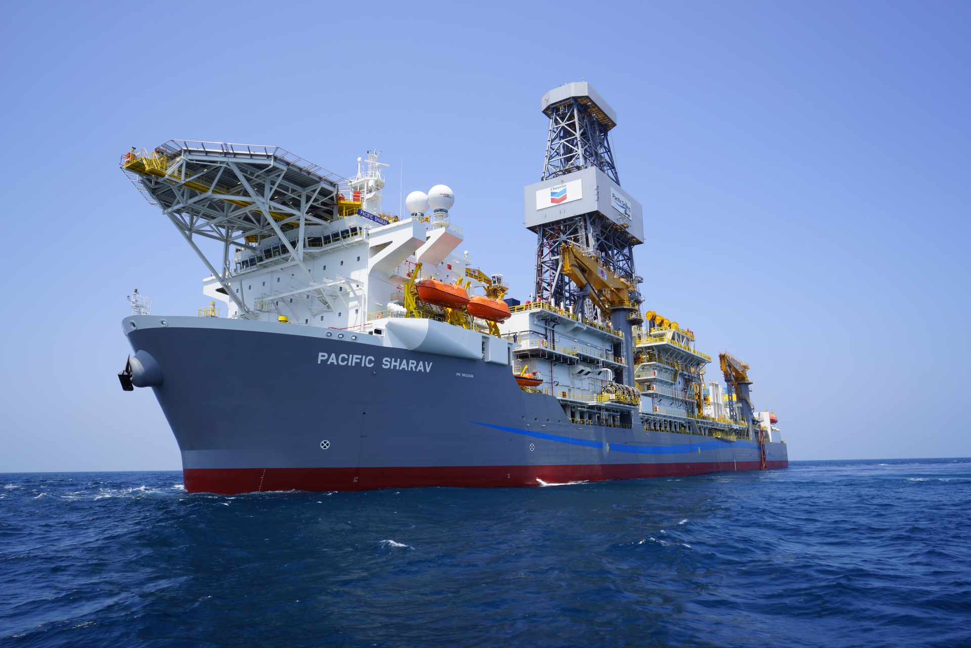Chevron drillship Pacific Sharav arrives in Gulf of Mexico Offshore