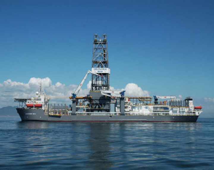 Transocean's Discoverer India deepwater drillship