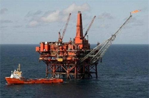 Murchison oil field platform