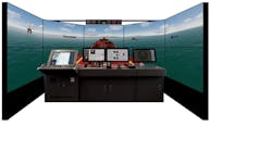 MOL Marine Consulting has upgraded this simulator with an enlarged screen that replicates the field of vision from the bridge.
