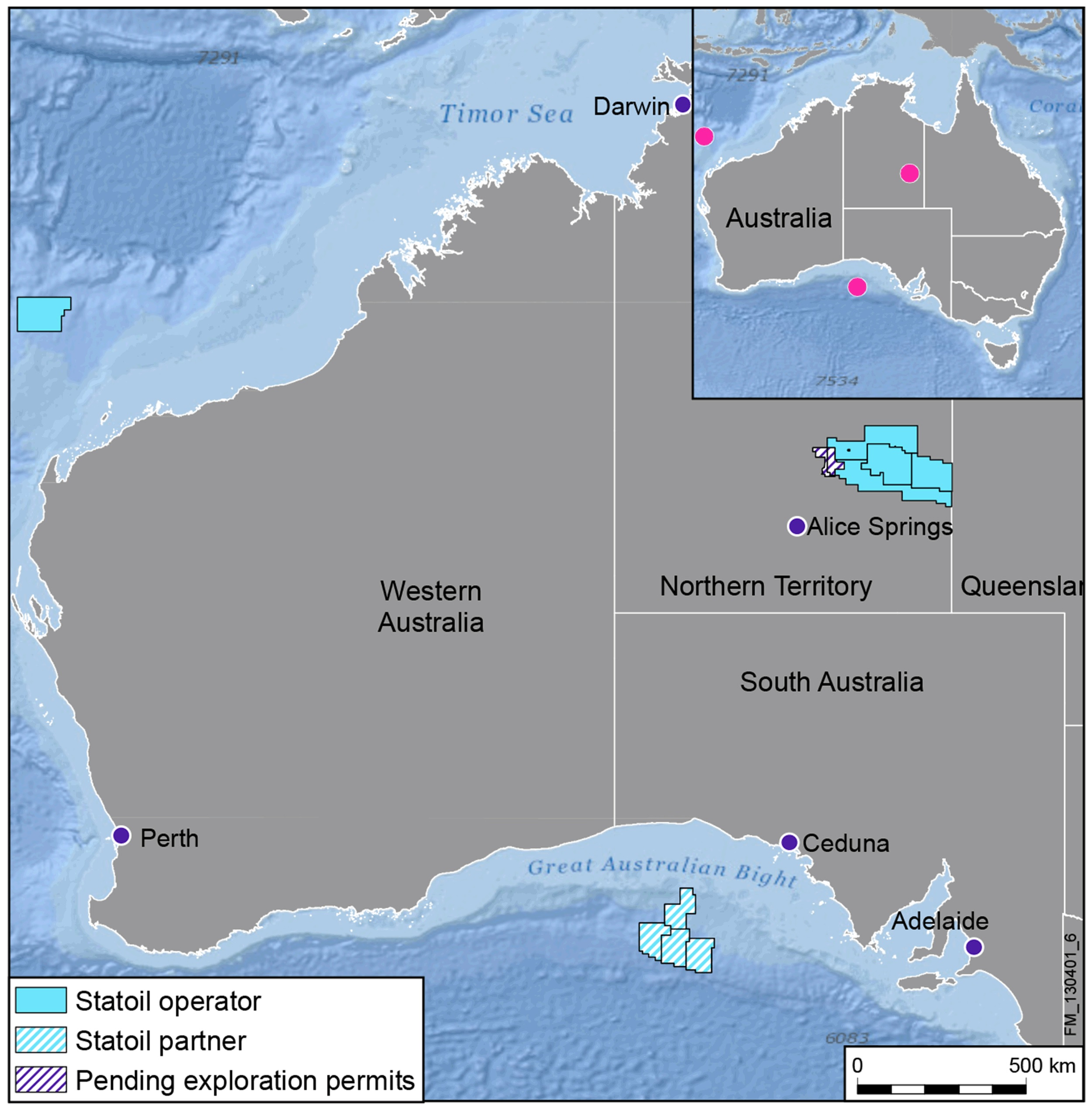 Statoil has gained an operatorship in an exploration permit in the Northern Carnarvon basin on the Northwest Shelf of Australia.
