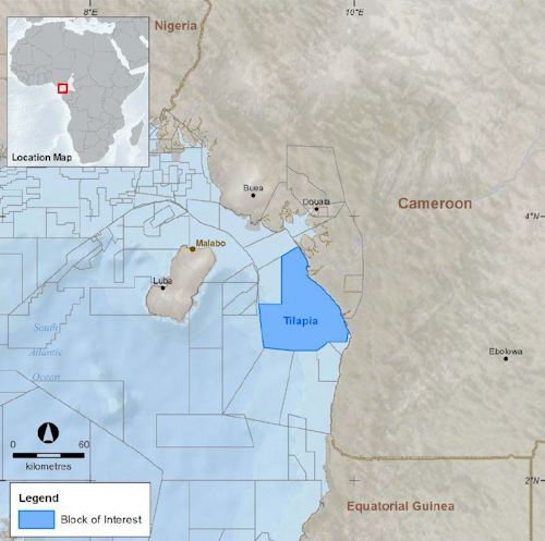 Woodside plans to farm in to the Tilapia production sharing contract off the coast of Cameroon.