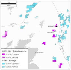 Statoil awards on 28th Seaward License Round Statoil awards on 28th Seaward License Round