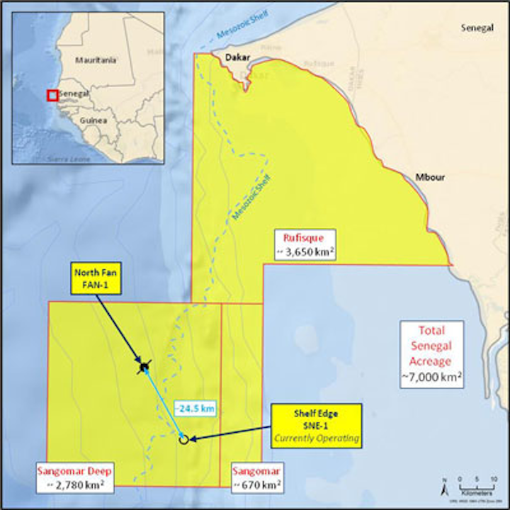 Cairn Confirms Deepwater Oil Play Offshore Senegal Offshore