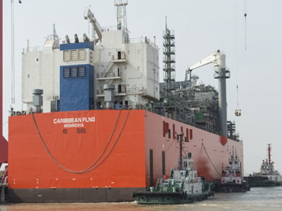 Colombia FLNG vessel