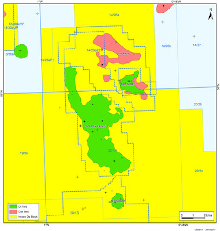 Location Map for Golden Eagle Area Development