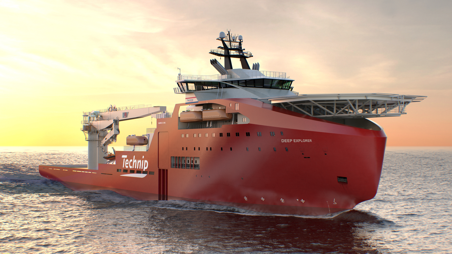 Deep Explorer is scheduled to join the Technip fleet in 2016.